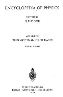 Encyclopedia of Physics. Thermodynamics of Gases