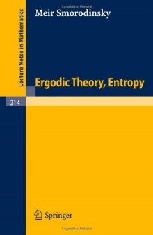 Ergodic Theory and Entropy