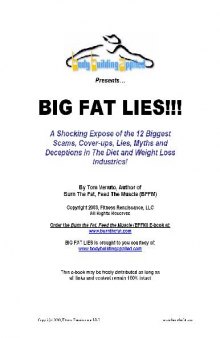 Bodybuilding Applied - Big Fat Lies
