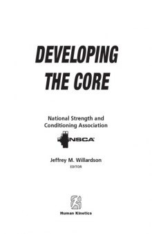 Developing the Core (Sport Performance Series by NSCA)