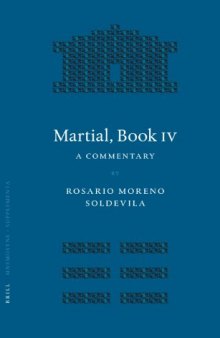 Martial, Book IV (Mnemosyne, Bibliotheca Classica Batava Supplementum)