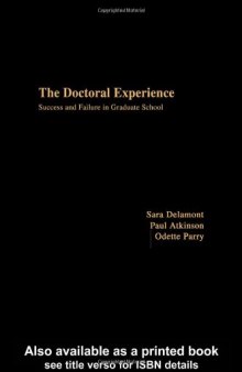 Survival and Success in Graduate School: Disciplines, Disciples and the Doctorate
