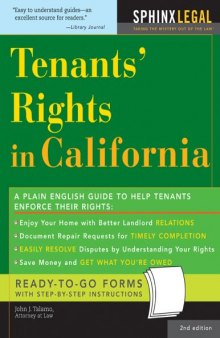 Tenants' Rights in California, 2E (Legal Survival Guides)