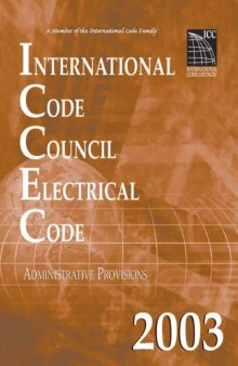 2003 International Code Council Electrical Code Administrative Provisions 2003