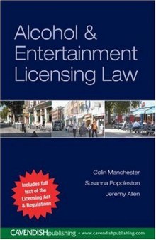 A Guide to the Licensing Act 2001( Alcohol & Entertainment Licensing law )