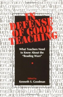 In Defense of Good Teaching