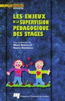 Les Enjeux de la Supervision Pedagogique des Stages