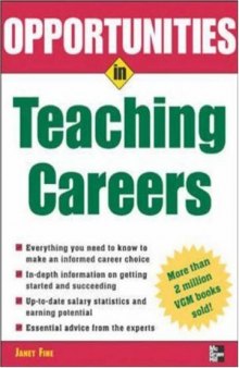 Opportunities in Teaching Careers (Opportunities InSeries)