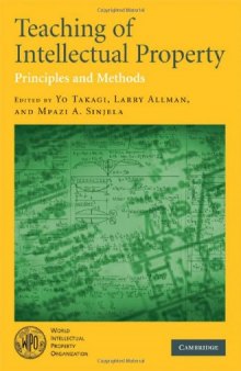 Teaching of Intellectual Property: Principles and Methods