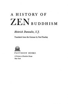 History of Zen Buddhism