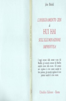 L'insegnamento zen di Hui-Hai sull'illuminazione improvvisa