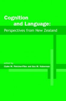 Cognition and Language: Perspectives from New Zealand