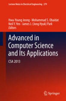 Advances in Computer Science and its Applications: CSA 2013