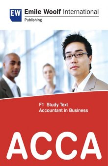 ACCA F1 Accountant in Business Key Study Text