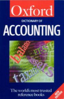 Oxford Dictionary of Accounting 