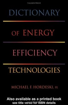 Dictionary Of Energy Efficiency Technologies