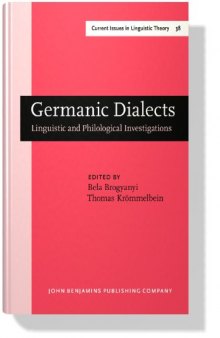 Germanic Dialects: Linguistic and Philological Investigations