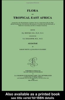 Flora of Tropical East Africa - Alliaceae (2003)
