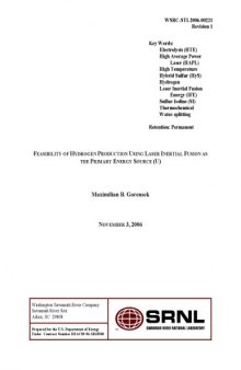 Feasibility of Hydrogen Production Using Laser Inertial Fusion as Power Source