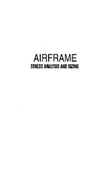 Airframe Stress Analysis and Sizing