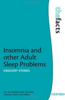 Insomnia and Other Adult Sleep Problems