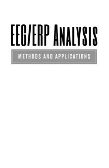EEG/ERP analysis : methods and applications