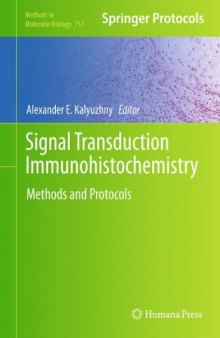 Signal Transduction Immunohistochemistry: Methods and Protocols