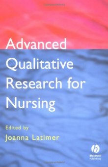 Advanced Qualitative Research for Nursing  