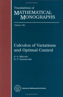 Calculus of variations and optimal control