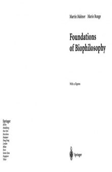 foundation of biophilosophy