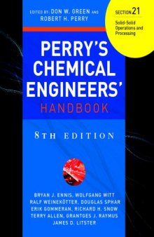 Perry's chemical Engineer's handbook, Section 21