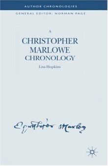 A Christopher Marlowe Chronology (Author Chronologies)