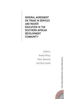 General Agreement on Trade in Services and Higher Education in the Southern African Development Community