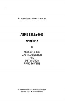 ASME Guide for Gas Transmission and Distribution Piping Systems, 1983