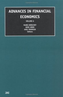 Advances in Financial Economics, Volume 6 (Advances in Financial Economics)