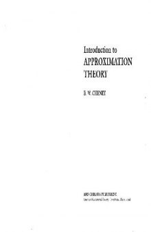 Introduction to Approximation Theory