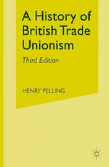 A History of British Trade Unionism