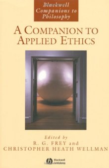 A Companion to Applied Ethics 