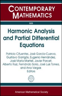 Harmonic Analysis and Partial Differential Equations: 8th International Conference on Harmonic Analysis and Partial Differential Equations June 16-20, ... Madrid, Spain