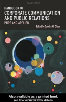 A Handbook of Corporate Communication and Public Relations  