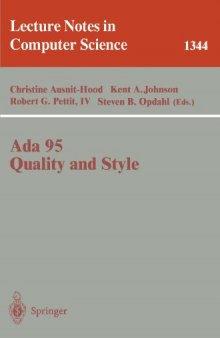 Ada 95, Quality and Style: Guidelines for Professional Programmers