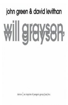 Will Grayson, Will Grayson  