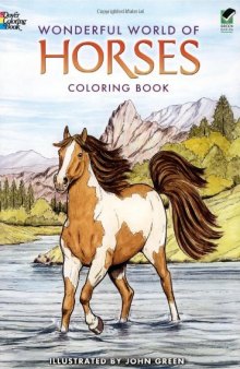 Wonderful World of Horses Coloring Book  