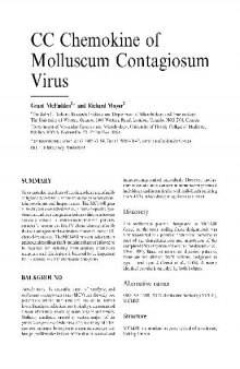 CC Chemokine of Molluscum Contagiosum Virus