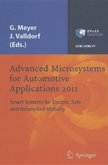 Advanced Microsystems for Automotive Applications 2011: Smart Systems for Electric, Safe and Networked Mobility 