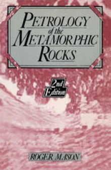 Petrology of the metamorphic rocks