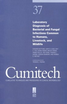 Cumitech 37: Laboratory Diagnosis of Bacterial and Fungal Infections Common to Humans, Livestock, and Wildlife