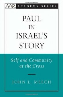 Paul in Israel's Story: Self and Community at the Cross (American Academy of Religion)