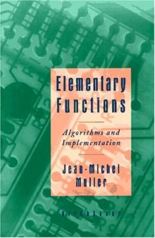 Elementary functions: algorithms and implementation