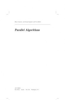 Parallel Algorithms (manuscript)